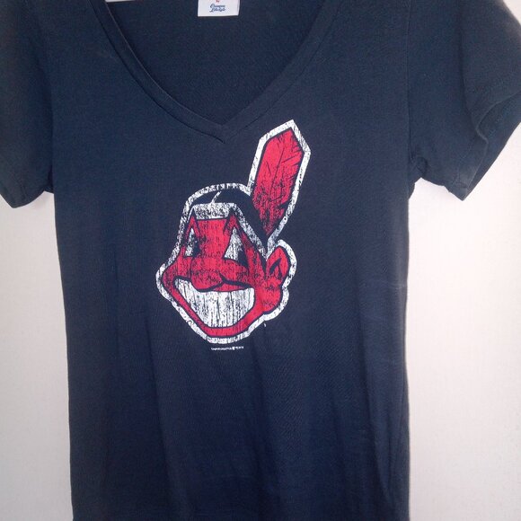 MLB Cleveland Indians Nostalgic Women's Top - Picture 5 of 14